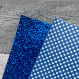 Gingham Leatherette 'Darcy' Bow