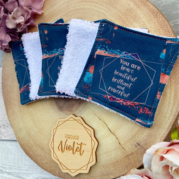 You Are… Reusable Face Wipes