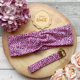 Pink Cheetah Gift Set
