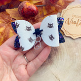 Cat Face Charm Bow