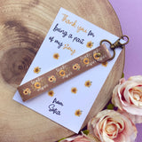 Sunflower Teacher Wristlet