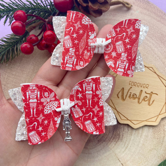 Nutcracker Charm Bow