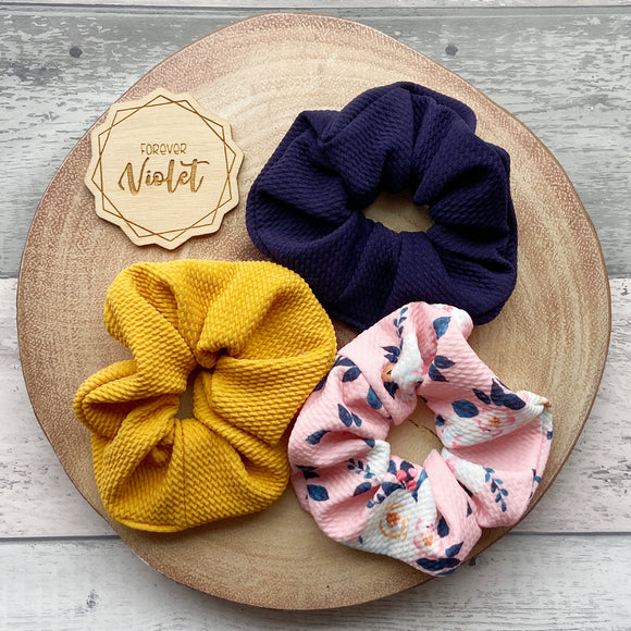 Pink Country Gardens Scrunchie Collection