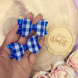 Gingham 'Darcy' Bow