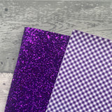 Gingham Glitter 'Alanah' Bow