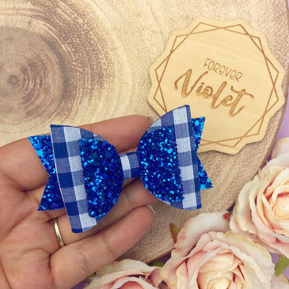 Gingham 'Sofia' Bow