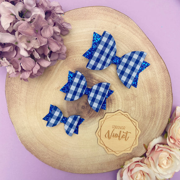 Gingham 'Darcy' Bow